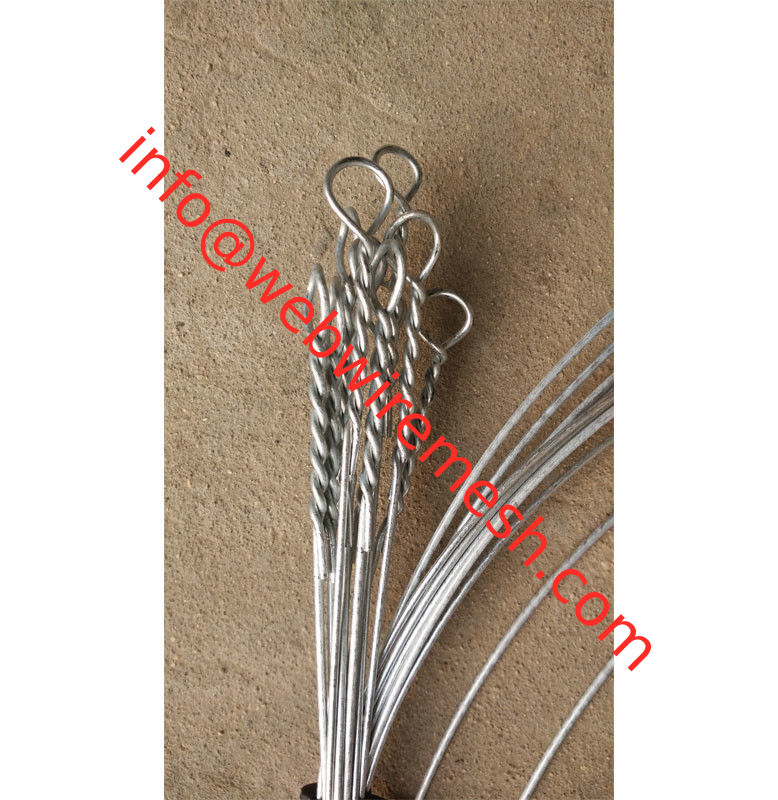12Gauge X 14ft High Quality Galvanized Single Loop Baling Wire supplier