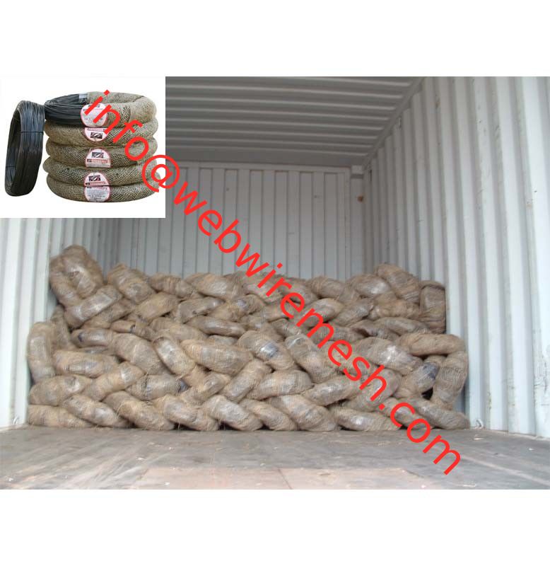 China ISO 9001 Manufacturer 16 Gauge Soft Black Annealed Binding Wire supplier